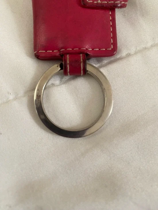 RARE pink leather Coach photo keychain!! - Picture 9 of 10